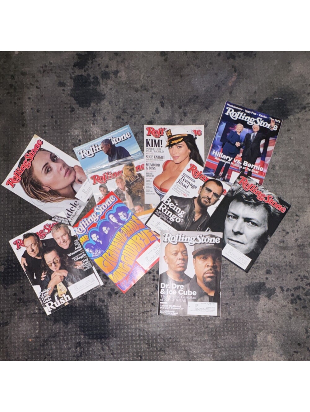 Rolling Stone 2015 Magazine Lot Music Politics Celebrities Monthly Issues
